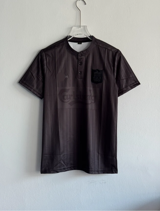 LIVERPOOL 1995 BLACK KIT POLO EMBROIDERY PREMIUM