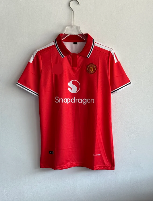 MANCHESTER UNITED 26-27 HOME KIT POLO EMBROIDERY PREMIUM