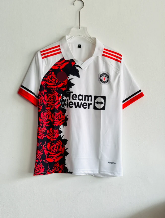 MANCHESTER UNITED 25-26 ROSE EDITION SPECIAL KIT B.FERNADES FIVESLEEVE POLO