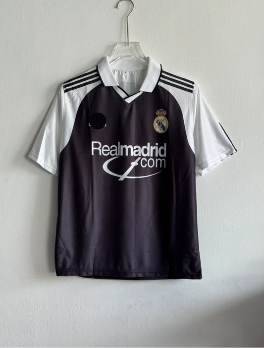 REAL MADRID 2001-02 AWAY KIT FIGO FIVESLEEVE POLO