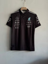 F1 MERCEDES PETRONAS BLACK POLO PREMIUM